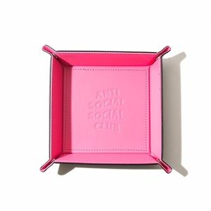 Anti Social Social Club Scratched Pink Tray